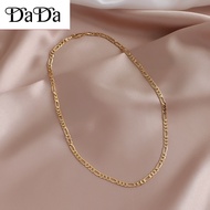 gold chain 916K Gold Necklace Original Korean Personality NK Chain Necklace Copper Chain
