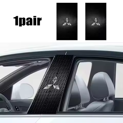 1 Pair Car B-pillar Scratch Cover Sticker Protective Film for Mitsubishi Lancer Pajero ASX Outlander