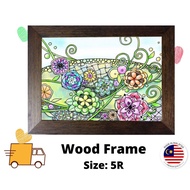 Wood Frame-Size 4R / 5R  Bingkai Kayu-Saiz 4R / 5R
