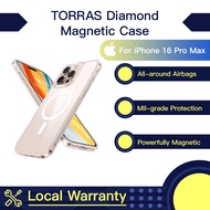 TORRAS Magnetic Diamond Clear for iPhone 16 Pro Max Case Phone Case