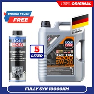 (WITH LIQUI MOLY ENGINE FLUSH)LIQUI MOLY TOP TEC 4200 5W30 C3 SP Fully Synthetic Engine Oil (5L)