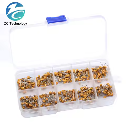 300pcs 10Value 50V 10pF 20pF 30pF 47pF 56pF 68pF 100pF 1nF 10nF 100nF Multilayer Ceramic Capacitor A