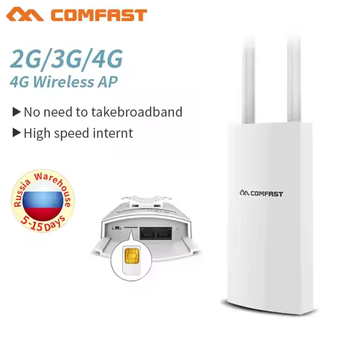 Comfast WiFi Router 4G lte Wireless AP Modem SIM Card Slot Access Point 2.4G outdoor AP IP66 4G LTE 