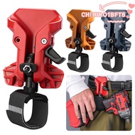 CHIHIRO1BFT8 Drill Holder Belt Clip, Self-locking High-hardness Power Tool Waist Hanging, Portable S