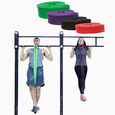 1PC 5~85lbs Elastic Belt Pull-Up Auxiliary Men's And Women's Gym Pilates Exercise Equipment Rubber F
