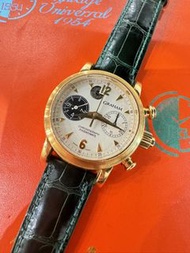 🧺洗衣街店🧺🌈🌈新返貨啦🌈🌈🏋️🏋️Graham 1695系列 Chronograph Foudroyante🏋️🏋️💛18K黃金款式💛🖤⚡️閃電秒針計時⚡️🖤🖤💪超重份量💪41.5mm 自動計時機芯
