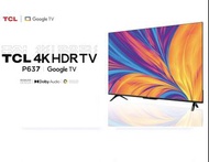 ⭐️最新⭐️TCL P637 4K HDR Google 電視 43” / 50” / 55” YouTube Netflix Disney+
