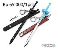 (Terbaik) Gantungan Kunci Pedang Kirito Dan Asuna Sword Art Online