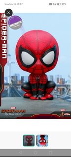 Brand New 全新未拆封#蜘蛛侠：英雄遠征-蜘蛛侠COSBABY迷你珍藏人偶#spider man #蜘蛛俠蹲版#絕版#hottoys #cosbaby.