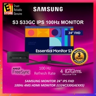 Samsung Monitor 24 / 27 S3 (S30GD) IPS PANEL /FULL HD1920 x 1080 / 100Hz REFRESH RATE/ AMD FREE SYNC