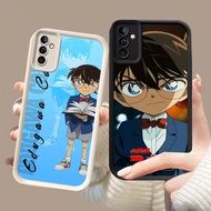 DJ-18 Detective Conan Silicone Casing black and white for OPPO Realme C73 14T 2025 14 A5 C71 A5X 14X