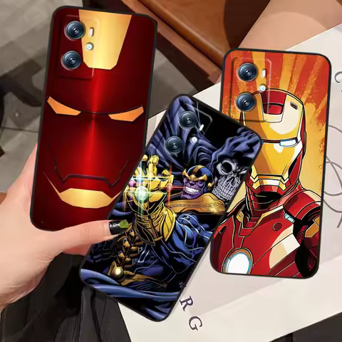 Marvel Iron Man Thanos For OPPO Find X6 X5 X3 A54S A5 A94 A16 A53S A57 A74 A72 A98 A78 A96 A9 5G Bla