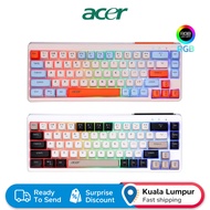Acer OKW224 Rechargeable Wireless Keyboard Wired / Wireless / Bluetooth Connection With Colorful Bac