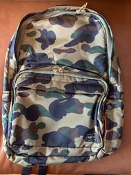 A Bathing Ape x Porter 迷彩 backpack 背囊