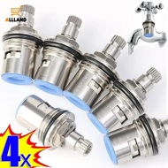 1/2/4PCS Universal Replacement Tap Valve - Stainless Steel Faucet Cartridges Quarter Turn Cartridge 