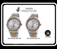 Paris Polo Club นาฬิกาผู้หญิง สายสเตนเลส  รุ่น PPC-230206-SGD-WE, PPC-230206-SRG-WE *ส่งฟรี*