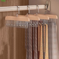 PYXIS Women Storage Bra Hanger, Solid Wood 8 Hook Belt Hanger, Sturdy Space Saving Nonslip 360 Degre