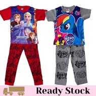 1-8 Baju Kanak Kanak Perempuan Set Baju dan Seluar Little Pony/ Baju Tidur Kanak2 Perempuan Saiz 1-6