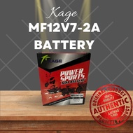 KAGE MOTORCYCLE BATTERY MF12V7-2A