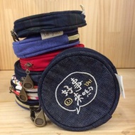 刺繡 開運零錢包3個1000/耳機線、電源線收納/台灣帆布