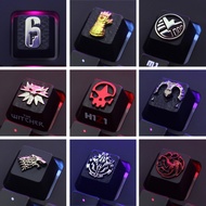 Rainbow No. 6 H1Z1 S.H.I.E.L.D. Game Joan of Arc Unlimited Gloves Wizard 3 Mechanical Keyboard Metal