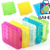 BAIHEE 4 AA AAA Organizer Rechargeable Battery Container for Battery Holders Battery Holder Storage