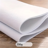 TEMU 76oz/ft² Thick White Polyester Iron-on Adhesive Interface Fabric - Single-sided, Self-adhesive