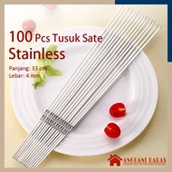 Tusukan Sate Stainless Tusuk Sate Tempura Sosis Seafood Frozen