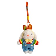 Dopamine Styled Rabbit Plush Keychain Accessories