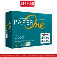 Paper One HVS Paper F4 75Gsm HVS Paper F4 80Gsm Photocopy Paper/