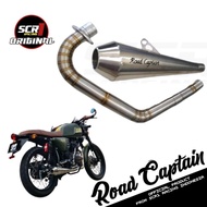 Keeway 152 Caferacerknalpot - Benelli 152 motobi Road Captainknalpot