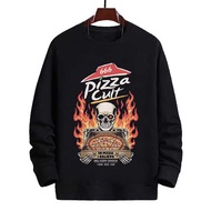 Pizza Cult 666 Crewneck Sweatshirt Casual Unisex Cotton Fleece Material | NO NEED TO ASK FOR | PLEAS