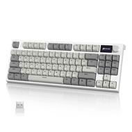 Attack Shark K86 Wireless Mechanical Keyboard Metal Knob Gasket Structure Hot Swap TFT Screen Gamer