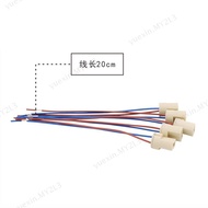 20cm G9 Type Power Socket Led Lamp Bulb Base 250V 2A Ceramic Holder Cable Wire Connector for G9 Halo