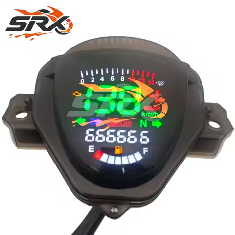 Motorcycle LED Digital Speedometer Odometer Tachometer Gauge For Honda CUB81 Supercub 50 110
