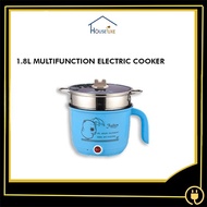 1.8L Periuk Elektrik Multifungsi 1.8L Multifunction Electric Cooker  Non Stick Cooker Mini Pot Rice 