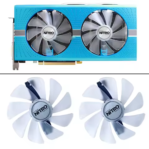 FD10015M12D CF1015H12D RX 590 580 480 470 570 GPU Cooler Fan For Sapphire RX470 RX590 RX580 RX480 RX