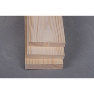 Bed Light diy Pine Bed Solid Wood Wood Handmade Bedside Fir Square Planer Horizontal Beam Slab Bed W
