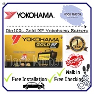 Din100L Gold MF YOKOHAMA Car Battery