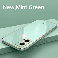 OPPO A96 Case Protective Electroplating Shockproof OPPO A96 Casing Cover Silicone TPU Soft Back Cove