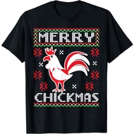 Children's Clothes Merry Chickmas Chicken Ugly Christmas Sweater T-Shirt Baby Clothes Tops Boys Girl