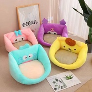 水怪 公仔 護腰 寵物床 寵物窩 貓籠 貓窩 狗窩 坐墊 座墊 靠墊 椅子 梳化 sofa 禮物 送禮 melody kuromi 玉桂狗 肉桂狗 cinnamoroll 布丁狗 布甸狗