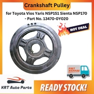 Crankshaft pulley for Toyota Vios Yaris NSP151 Sienta NSP170 - Part No. 13470-0Y020