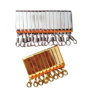 镀金白钢佛牌扣Gold-plated stainless steel Buddha amulet buckle佛牌扣/龙虾扣