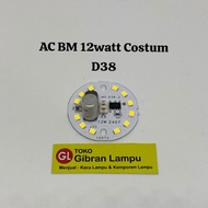 Paket Hemat 12 Watt PCB AC Mata LED - PCB Mata Lampu LED AC Tanpa Driver 12w