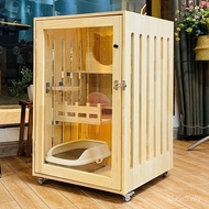Cat Hotel Cage Luxury Display Cabinet Packing Nest Wooden Cage Factory Direct Sales Villa Cage Breed