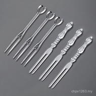 Tooth-Shaped Transparent Bamboo 4,000 Pieces Cake Plastic Fruit Flower Heart Fork Horn Fork Crystal 