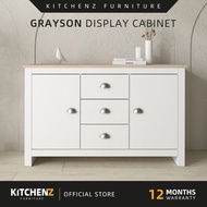 KitchenZ Grayson Blanco Series TV Cabinet Display Cabinet Chest Drawer Coffee Table - G7717/G7719/77