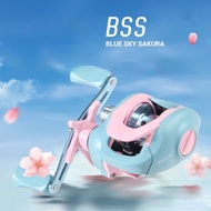 Sakura casting reel Drag clicker 7.2:1 gear ratio 6kg max drag Lightweight reel body Fishing reel Re