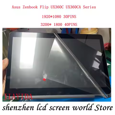 ORIIGNAL NEW For Asus Zenbook Flip UX360C UX360CA Series LCD Screen Display Panel +Touch Digitizer A